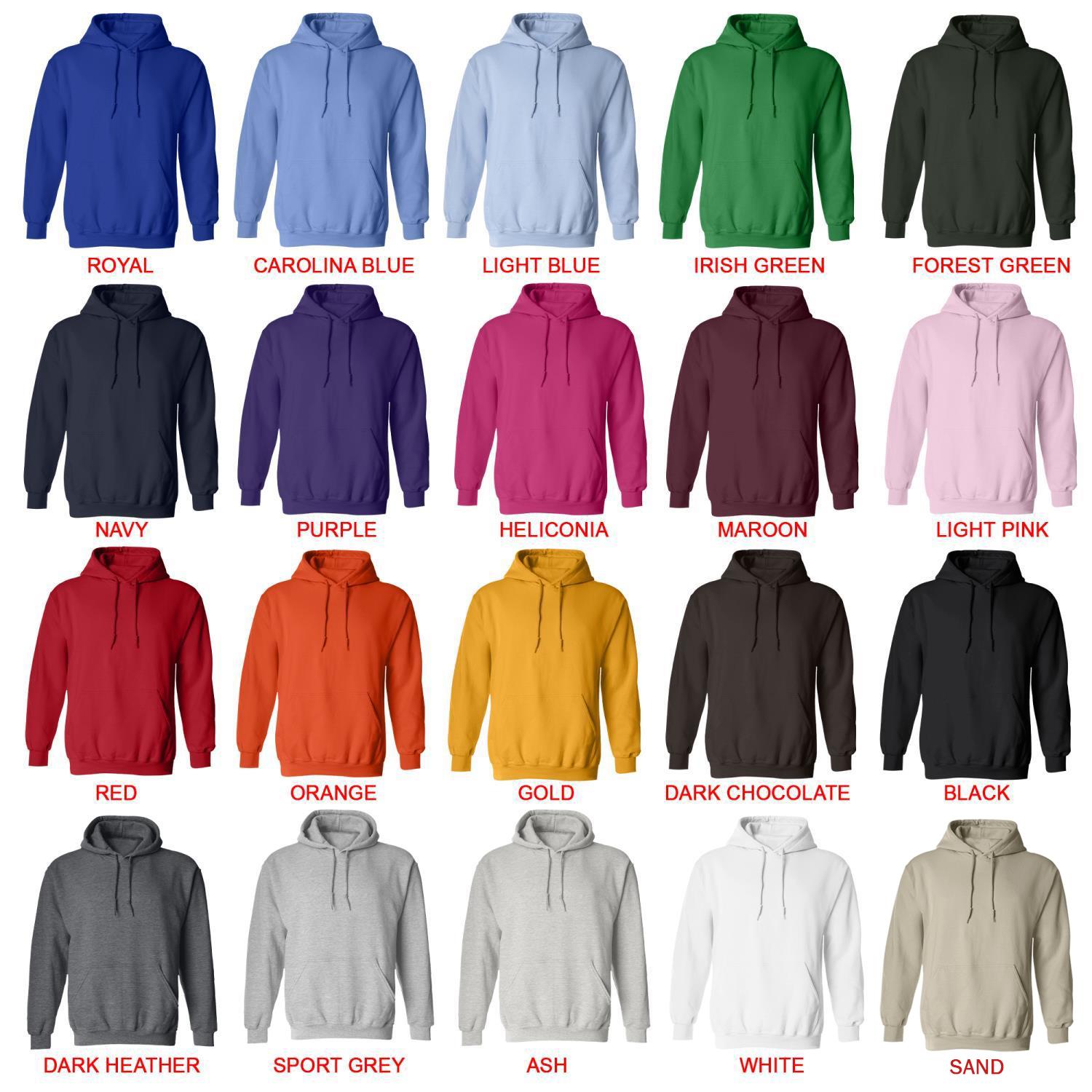 hoodie color chart - Dan Da Dan UK Shop