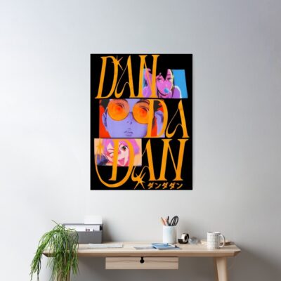 Alternative view of Cat Retro Vintage Cute Anime Character 90s Funny Poster