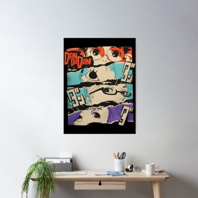 Alternative view of Retro Character Vintage Cat Cute Anime Funny 90s Poster