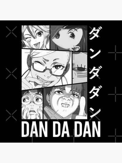 Alternative view of Dandadan Vintage Anime Throw Pillow