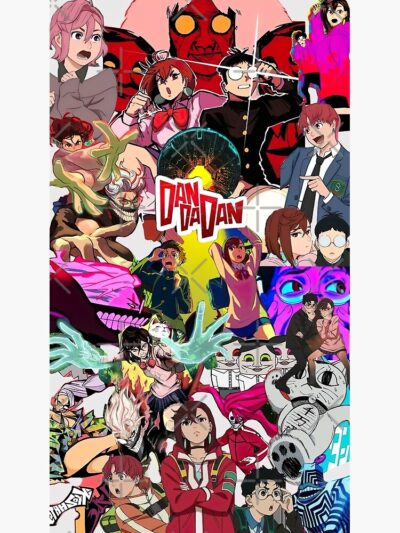 Alternative view of Dandadan Anime Throw Pillow