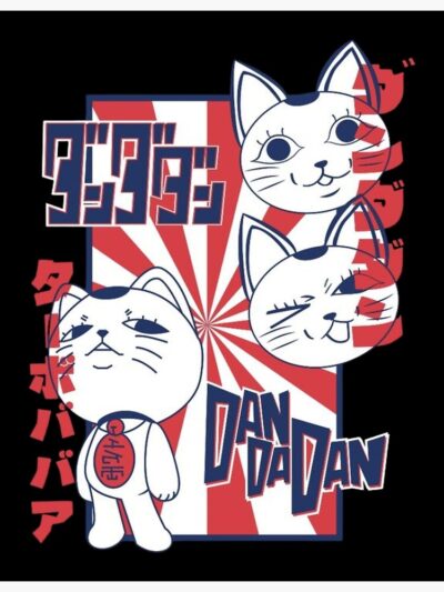 Alternative view of Dan Da Dan Cat Granny Throw Pillow