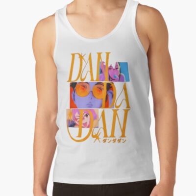 Alternative view of Cat Retro Vintage Cute Anime Character Tank Top