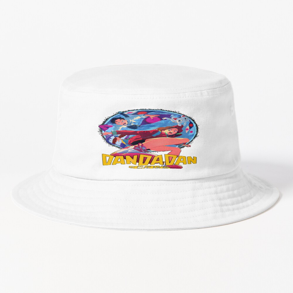 Dan Da Dan Anime Art Retro Bucket Hat