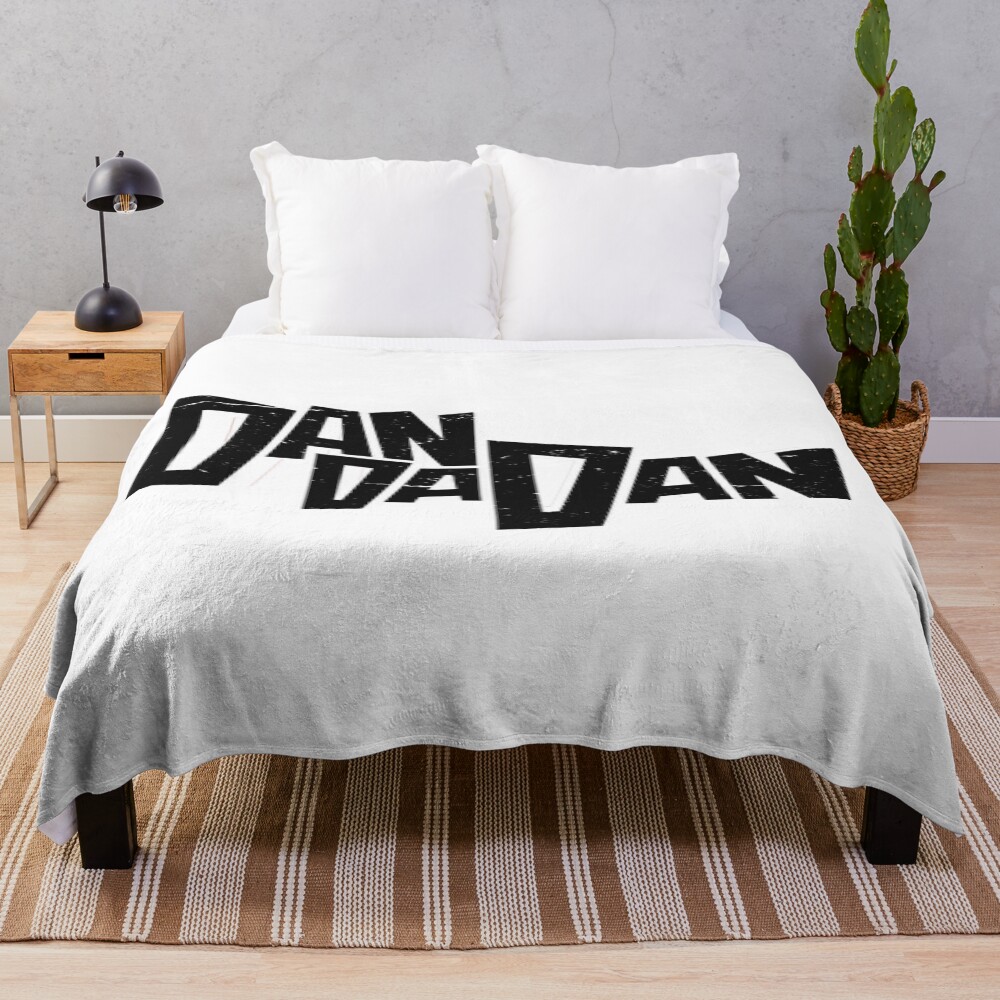 Fiery Warrior Inspired By Dan Da Dan Throw Blanket