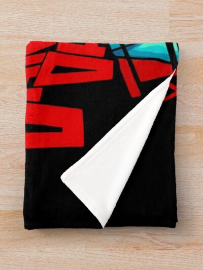 Alternative view of Momo Ayase Dan Da Dan Throw Blanket