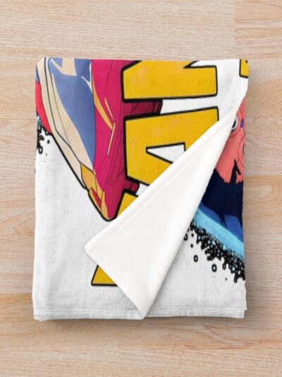 Alternative view of Dan Da Dan Dynamic Aesthetic Throw Blanket