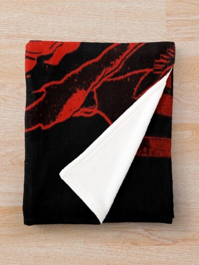 Alternative view of Dan Da Dan Graphic Manga Throw Blanket
