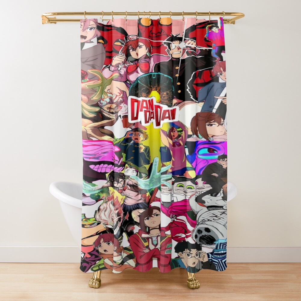 Dandadan Anime Shower Curtain